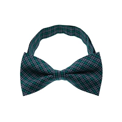 Dark Green Checkered Plate 2 Bow Tie