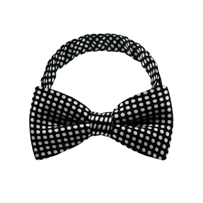Black Dot Pattern 1 Bow Tie Black Dot Pattern 1 Bow Tie