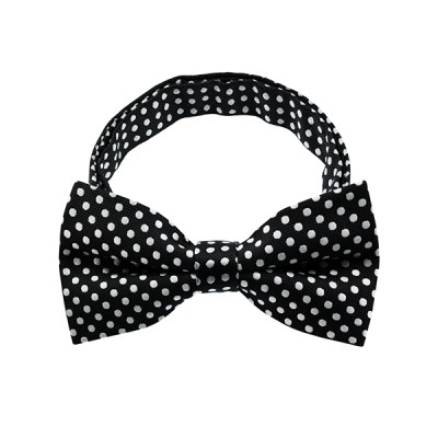 Black Dot Pattern 3 Bow Tie Black Dot Pattern 3 Bow Tie