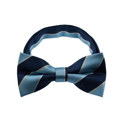 Blue Stripe Pattern 1 Bow Tie
