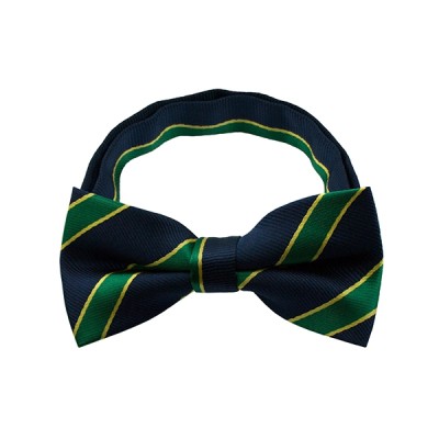 Navy Stripe Pattern 1 Bow Tie