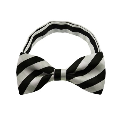 Black Stripe Pattern 2 Bow Tie