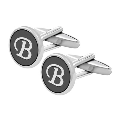 Alphabet B Cufflink