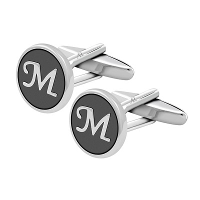 Alphabet M Cufflink