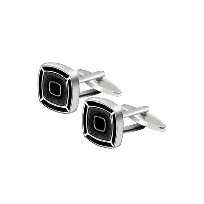 Black Shield Cufflink