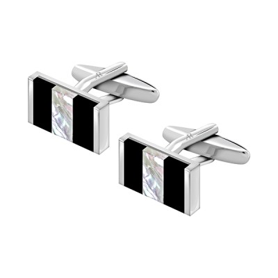 Stripes Rectangle Cufflink