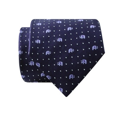Small Spot Elephant Necktie