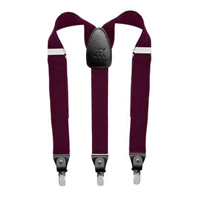 Plum Suspenders