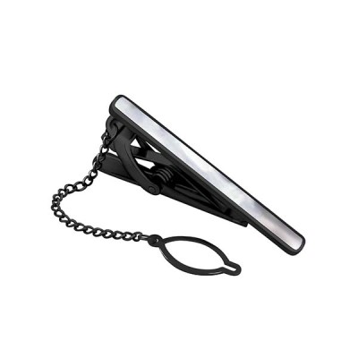 Black Pearl Tie Clip