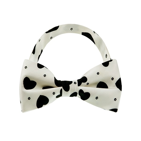 Black Heart & Star Bow Tie