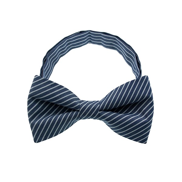 Pinstripe Bow Tie