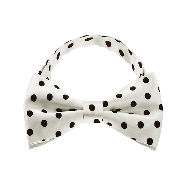 White Dot Pattern 1 Bow Tie