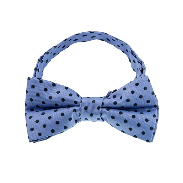Blue Dot Pattern 1 Bow Tie