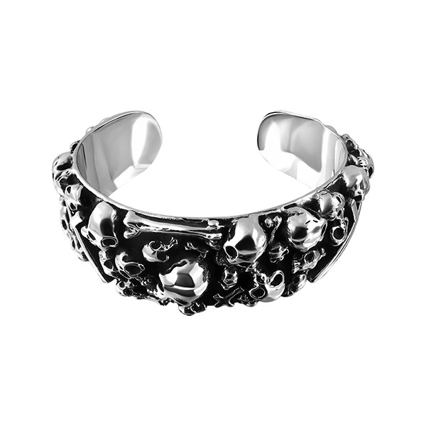 Skull Bangle Bracelet