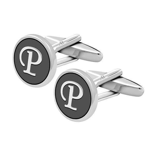 Alphabet P Cufflink