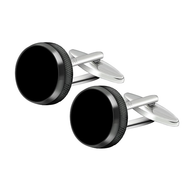 Onyx Gun Metal-Swipe to Switch Cufflink