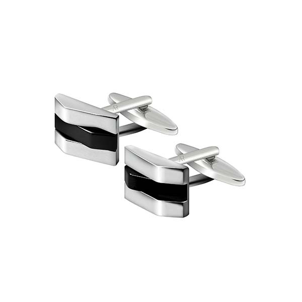 Onyx Geometry Cufflink