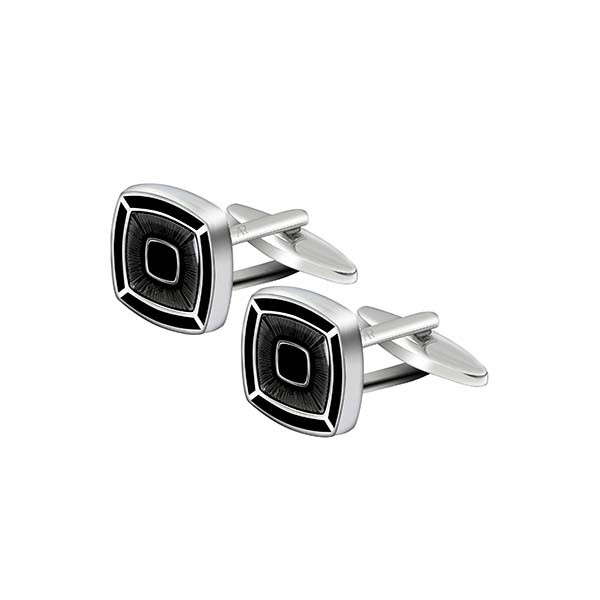Black Shield Cufflink