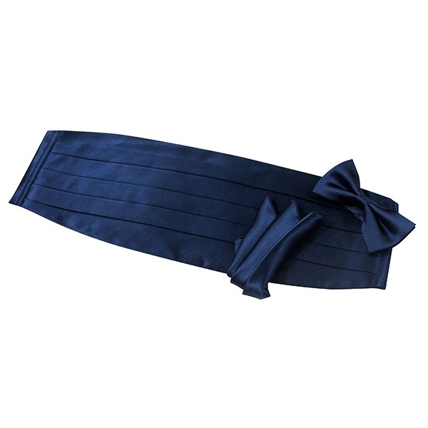 Navy Cummerbund Set