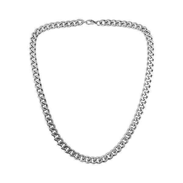 9 mm. Curb Chain Necklace