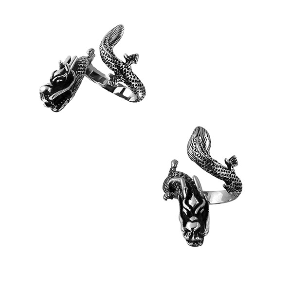 Aqua Dragon Ring