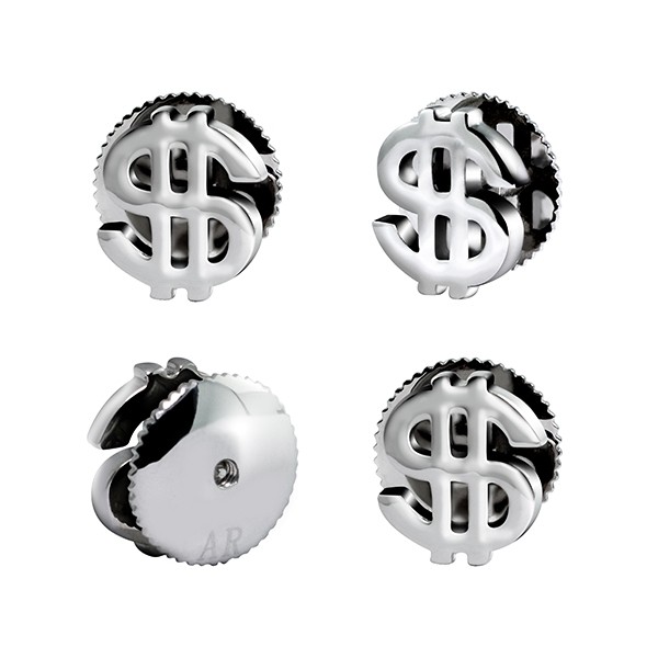 Dollar Tuxedo Studs