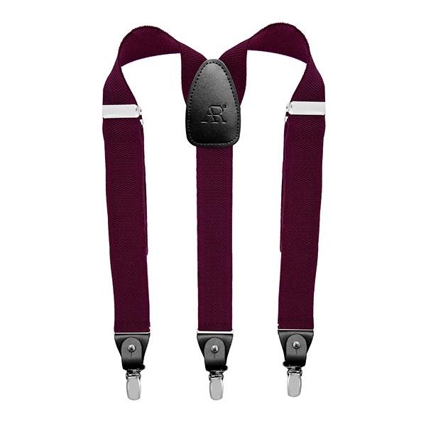 Plum Suspenders