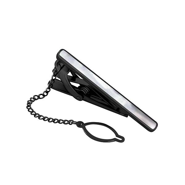 Black Pearl Tie Clip