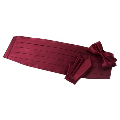 Garnet Cummerbund Set