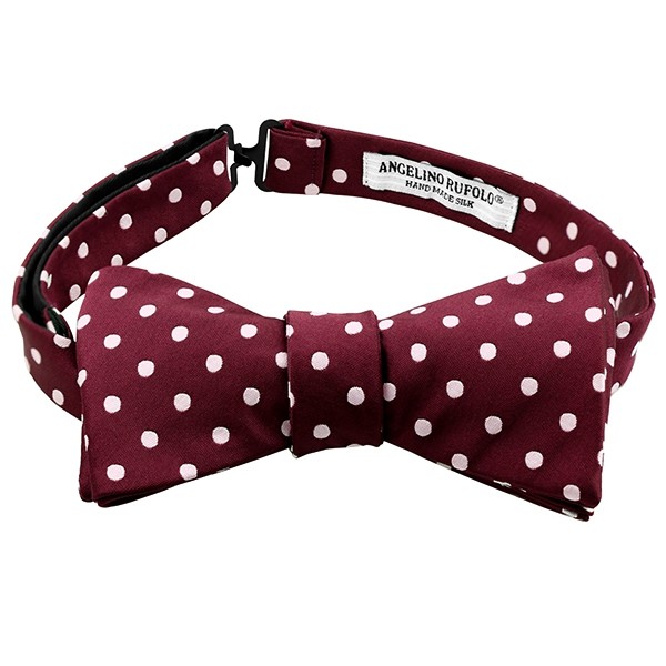 Small Polka Dot Bow Tie Tying
