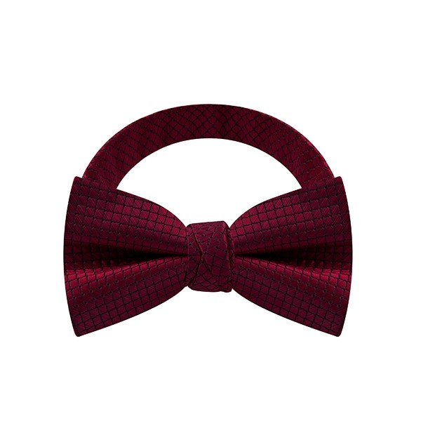 Wine Square Bow Tie