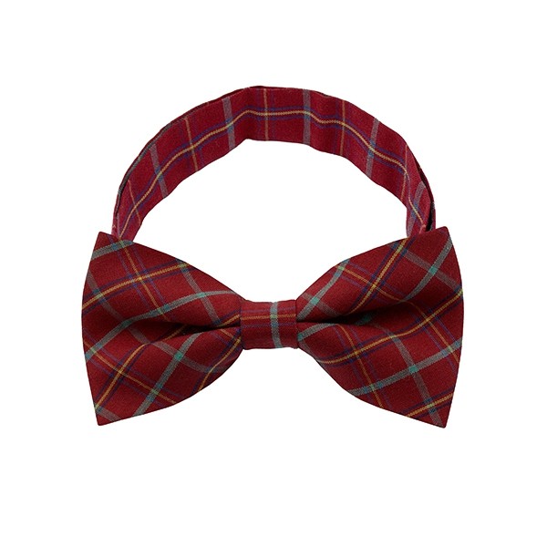 Red Checkered Plate 1 Bow Tie