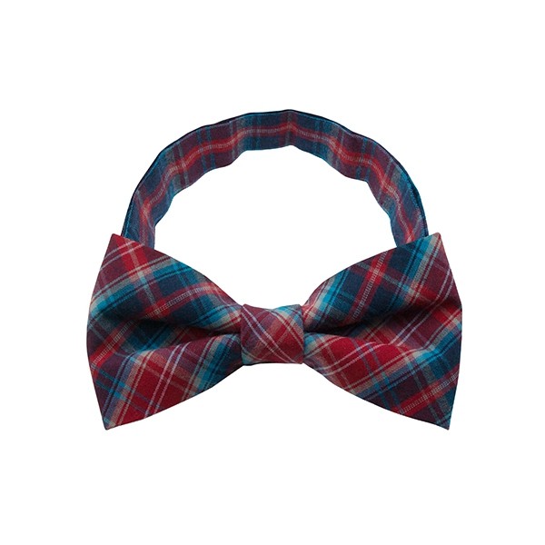 Red Checkered Plate 2 Bow Tie