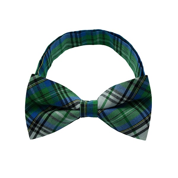 Green Checkered Plate 1 Bow Tie
