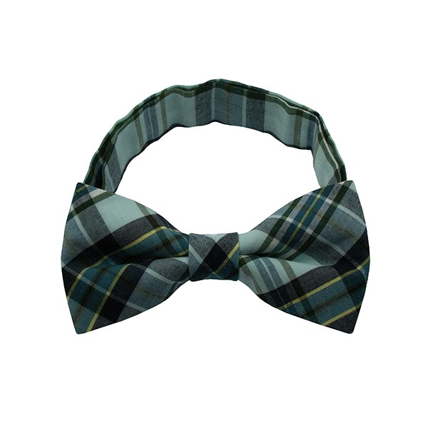 Mint Green Checkered Plate 1 Bow Tie