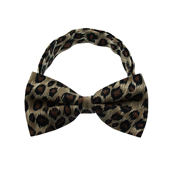 Brown Tiger Pattern 1 Bow Tie