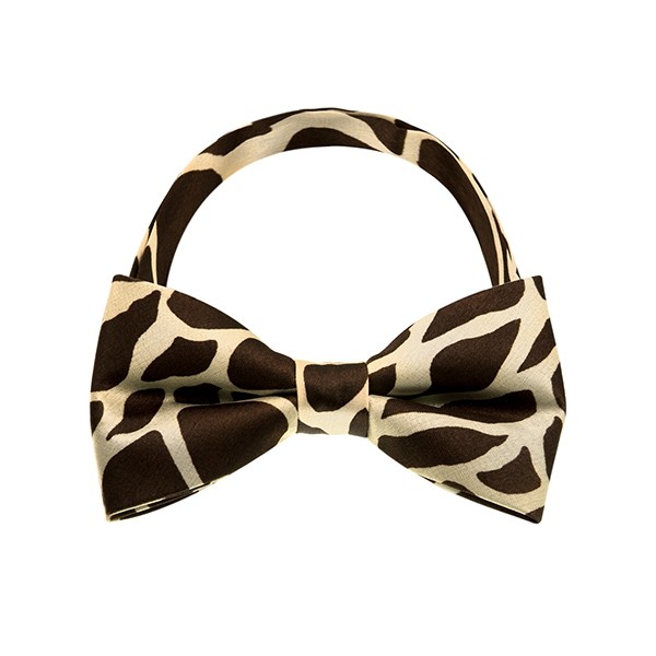 Brown Giraffe Pattern 1 Bow Tie