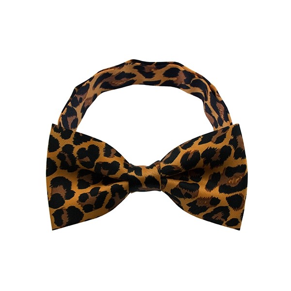Orange Tiger Pattern 1 Bow Tie