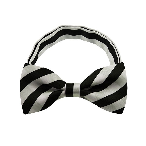 Black Stripe Pattern 2 Bow Tie
