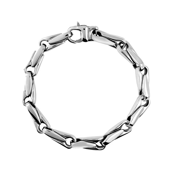 Silver Hook Chain Bracelet