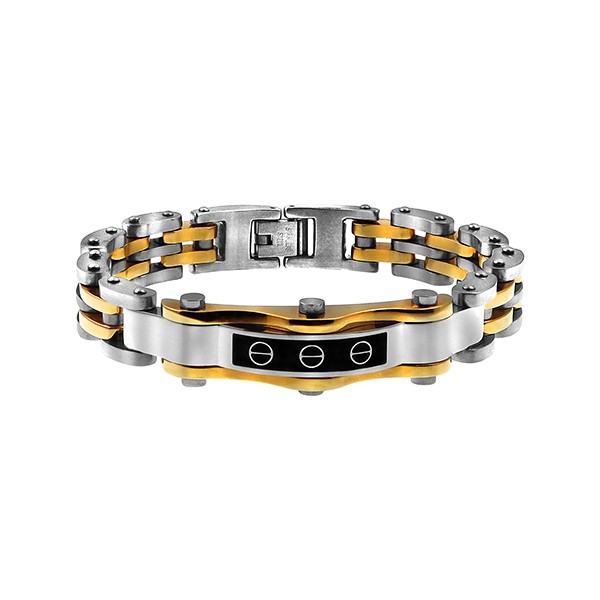 Gold 3 Circles Buckle Bracelet