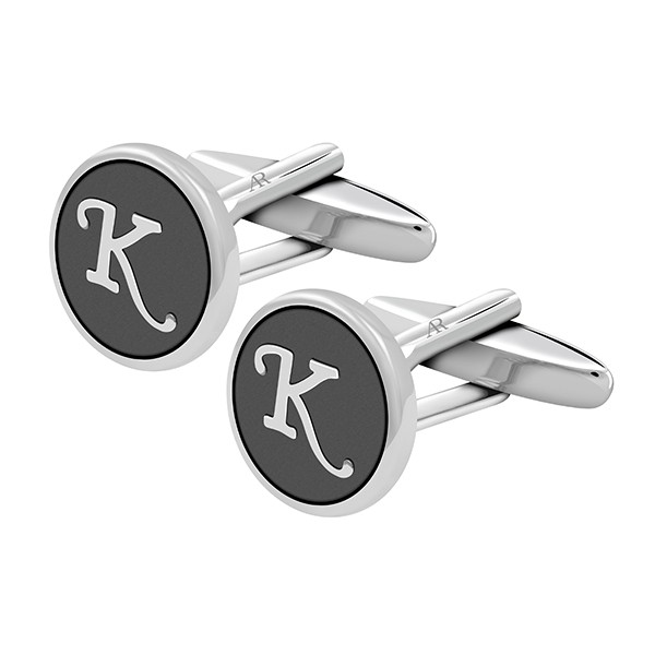 Alphabet K Cufflink