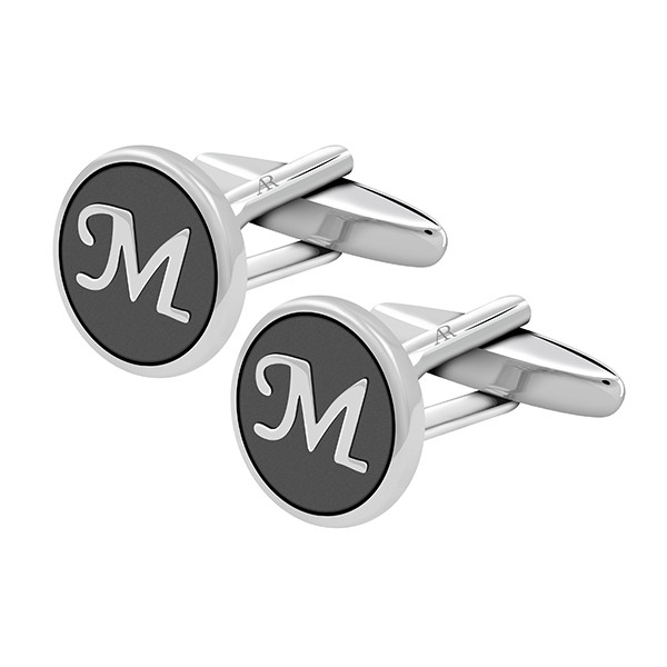 Alphabet M Cufflink