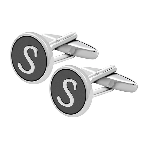 Alphabet S Cufflink