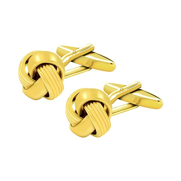 Gold Classic Knot Cufflink
