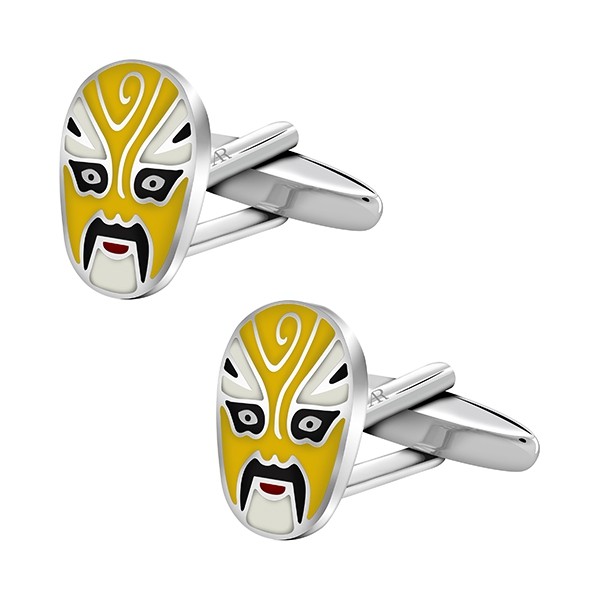 Yellow Bian Lian Cufflink