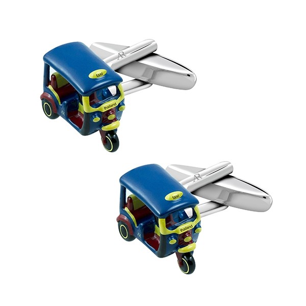 Tuk Tuk Thailand Cufflink