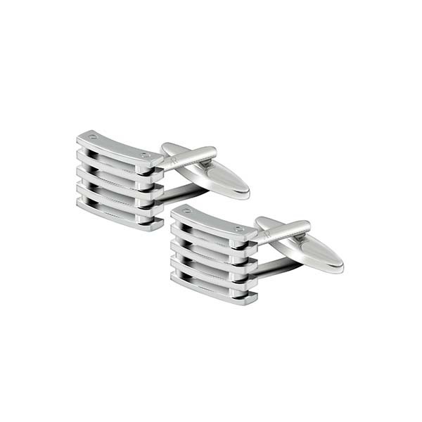 Silver Grate Cufflink
