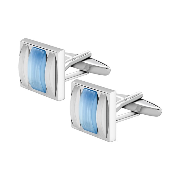 Double Catseye Square Cufflink