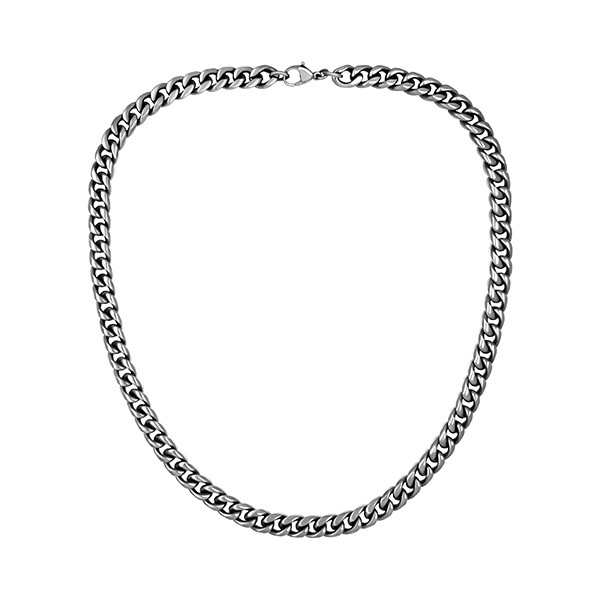 10 mm. Curb Chain Necklace